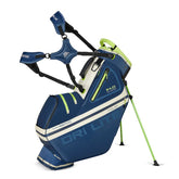 Big Max Dri Lite Hybrid Tour golf bag - stand bag (navy blue-lime)